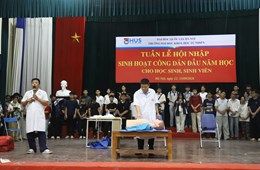 Sôi nổi “Tuần sinh hoạt công dân” năm học 2026 - 2027 tại Trường Đại học Khoa học Tự nhiên