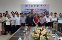 Khép lại chương trình tập huấn nâng cao năng lực dự báo lũ và vận hành hồ chứa thích ứng tại Việt Nam: Mở ra nhiều triển vọng hợp tác mới