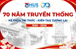 Thông báo về việc tổ chức các hoạt động Kỷ niệm 70 năm truyền thống và phát triển Trường Đại học Khoa học Tự nhiên, ĐHQGHN (1956 - 2026)