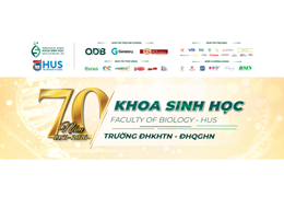 Lễ kỷ niệm 70 năm thành lập Khoa Sinh học - Trường ĐHKHTN, ĐHQGHN