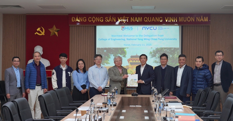 Nhiều kế hoạch hợp tác sẽ được thúc đẩy trong năm 2025 với Trường Kỹ thuật, Đại học Quốc lập Yang Ming Chiao Tung (NYCU), Đài Loan, Trung Quốc