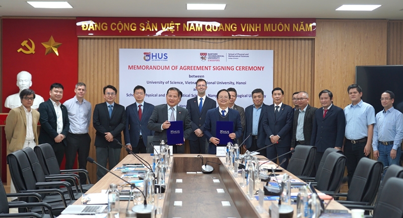 Trường Đại học Khoa học Tự nhiên ký kết hợp tác với trường đại học hàng đầu tại Singapore - Nanyang Technology University