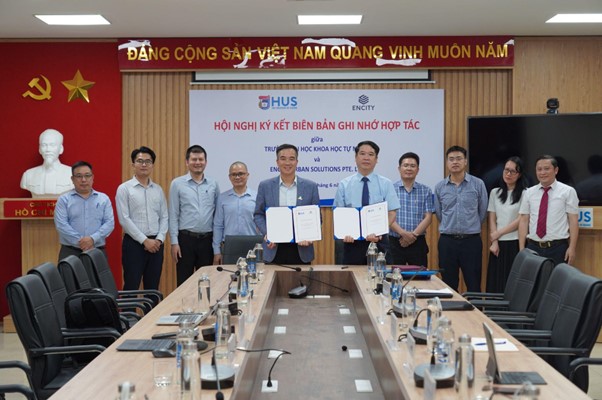 Trường Đại học Khoa học Tự nhiên, ĐHQGHN ký kết hợp tác chiến lược cùng EnCity Urban Solution: Hợp lực tri thức - Khơi mở tương lai