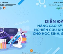 Diễn đàn Nâng cao kỹ năng nghiên cứu khoa học trong học sinh, sinh viên Trường ĐHKHTN năm 2021