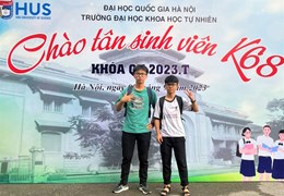Tân sinh viên K68 nhập học