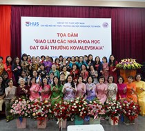 Toạ đàm giao lưu các nhà khoa học đạt giải thưởng Kovalevskaia