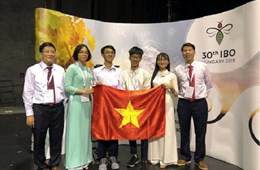 Học sinh Trường THPT Chuyên Khoa học Tự nhiên đạt Huy chương Đồng Olympic Sinh học quốc tế 2019