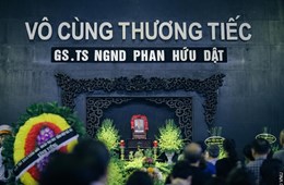 Vô cùng thương tiếc tiễn đưa Giáo sư Phan Hữu Dật, nguyên Hiệu trưởng Trường Đại học Tổng hợp Hà Nội về nơi an nghỉ cuối cùng