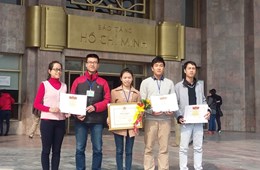 Lễ trao giải thưởng “Tài năng khoa học trẻ Việt nam” dành cho sinh viên năm 2014