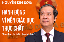 Bộ trưởng Bộ GD-ĐT Nguyễn Kim Sơn: Hành động vì một nền giáo dục thực chất