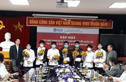 Gặp mặt học sinh tham dự kỳ thi chọn đội tuyển quốc gia thi Olympic khu vực và quốc tế năm 2022