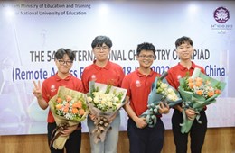 IChO 2022: Học sinh Trường THPT chuyên Khoa học Tự nhiên giành huy chương Vàng