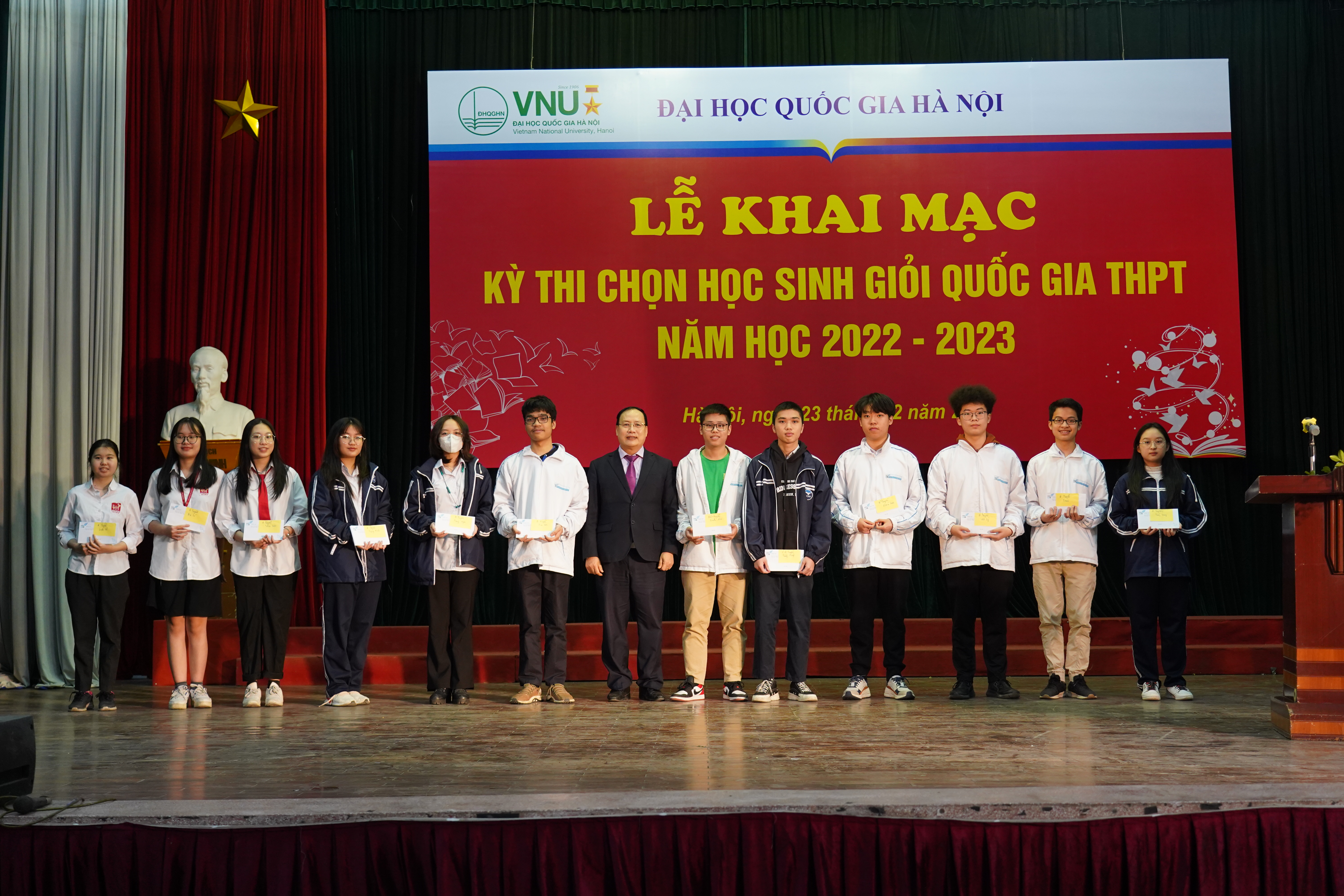 Khai mạc Kỳ thi chọn học sinh giỏi quốc gia THPT năm học 2022-2023 tại Hội đồng thi Đại học Quốc gia Hà Nội