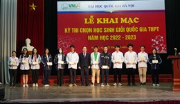 Khai mạc Kỳ thi chọn học sinh giỏi quốc gia THPT năm học 2022-2023 tại Hội đồng thi Đại học Quốc gia Hà Nội