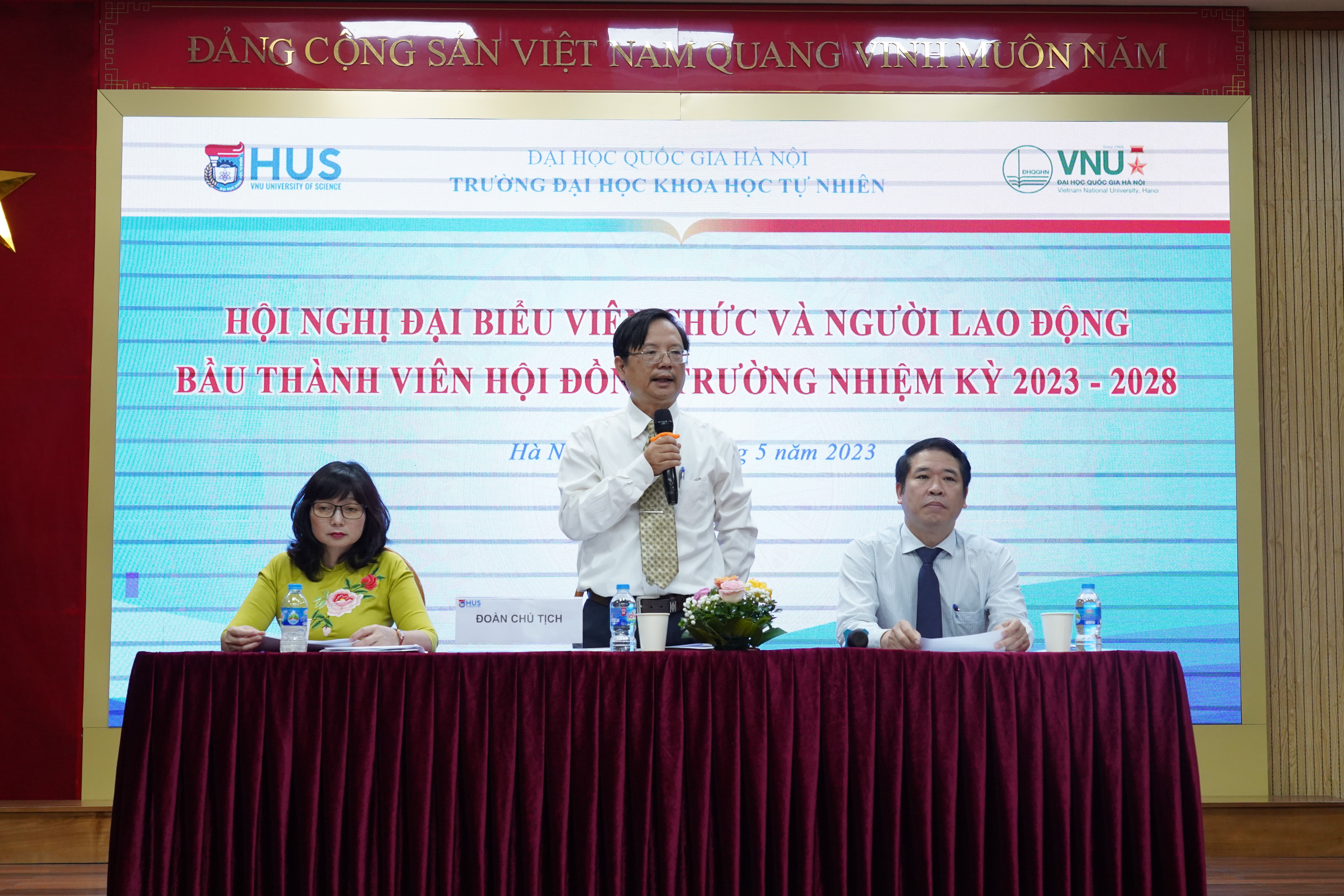 Trường ĐHKHTN tổ chức Hội nghị đại biểu bầu Hội đồng Trường 