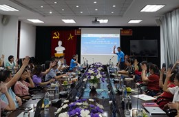 Công đoàn Trường ĐHKHTN tổ chức Hội nghị Tổng kết hoạt động năm học 2022 - 2023 và triển khai phương hướng hoạt động năm học 2023 - 2024