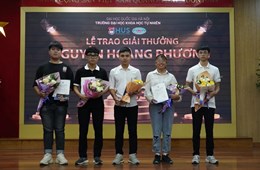 Giải thưởng Nguyễn Hoàng Phương chắp cánh cho những tài năng vật lý trẻ bay xa