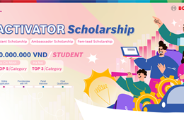 Chương trình học bổng ACTIVATOR SCHOLARSHIP