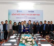 Lễ ký kết thỏa thuận hợp tác giữa Trường Đại học Khoa học Tự nhiên, ĐHQGHN với Công ty CP XNK hóa chất và thiết bị Kim Ngưu - VIETCHEM