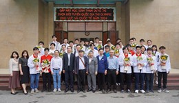 Trường ĐHKHTN gặp mặt học sinh tham dự Kỳ thi chọn đội tuyển quốc gia thi Olympic khu vực và quốc tế năm 2024
