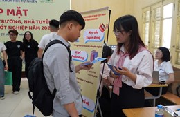 Sinh viên Trường Đại học Khoa học Tự nhiên tiếp cận cơ hội học tập và việc làm trước ngày nhận bằng tốt nghiệp