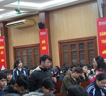Sinh viên Trường ĐHKHTN học tập chuẩn bị hành trang khởi nghiệp khi ra trường