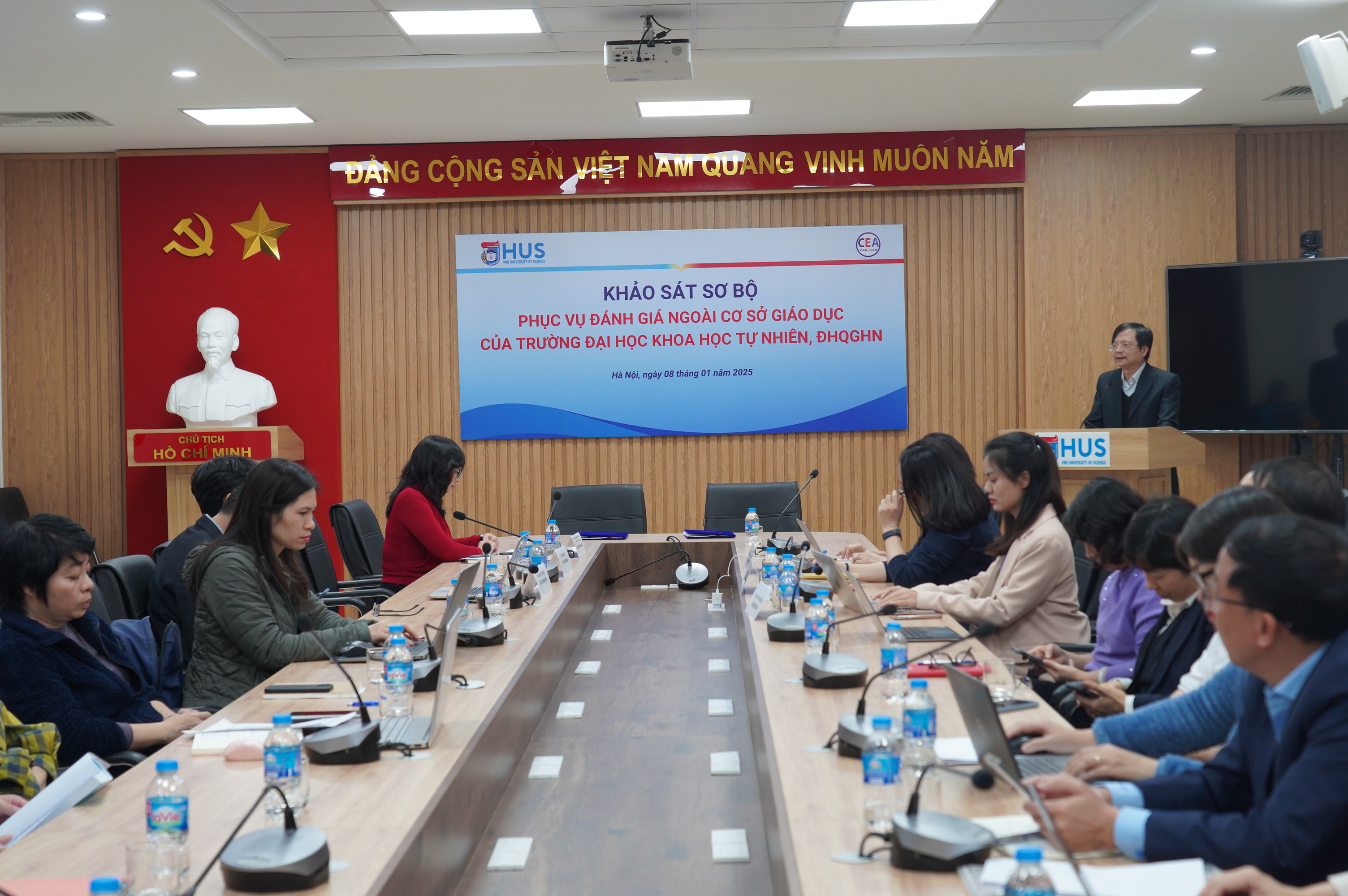 Trường Đại học Khoa học Tự nhiên tổ chức Khảo sát sơ bộ phục vụ đánh giá ngoài cơ sở giáo dục theo tiêu chuẩn đánh giá chất lượng cơ sở giáo dục đại học của Bộ Giáo dục và Đào tạo