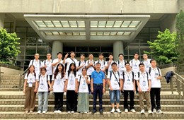 Sinh viên Trường Đại học Khoa học Tự nhiên hào hứng tham gia Chương trình Trường hè khoa học tại Đại học Quốc lập Dương Minh Giao Thông, Đài Loan (Trung Quốc) 