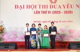 Công đoàn Trường ĐHKHTN cùng các tập thể, cá nhân được khen thưởng vì thành tích xuất sắc trong phong trào thi đua giai đoạn 2020 – 2025