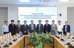 Trường Đại học Khoa học Tự nhiên, Đại học Quốc gia Hà Nội và Viện Khoa học và Công nghệ tiên tiến Nhật Bản (JAIST) thúc đẩy hợp tác nghiên cứu và đào tạo trong các lĩnh vực khoa học và công nghệ mũi nhọn