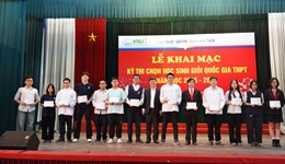 Khai mạc Kỳ thi chọn học sinh giỏi quốc gia năm học 2025-2026 tại Hội đồng coi thi Đại học Quốc gia Hà Nội