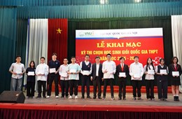 Khai mạc Kỳ thi chọn học sinh giỏi quốc gia năm học 2025-2026 tại Hội đồng coi thi Đại học Quốc gia Hà Nội