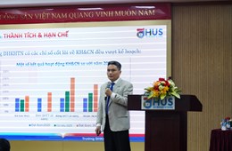 Trường ĐHKHTN tổ chức Hội nghị cán bộ chủ chốt lấy ý kiến tín nhiệm về nhân sự bổ nhiệm lại chức vụ Phó Hiệu trưởng nhiệm kỳ 2025-2030
