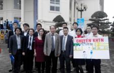 Học sinh Trường THPT Chuyên KHTN đạt thành tích xuất sắc tại Cuộc thi khoa học, kỹ thuật cấp Quốc gia học sinh THPT năm 2014 khu vực phía Bắc.