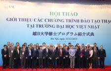 Hội thảo giới thiệu 06 chương trình đào tạo thạc sĩ – một chương mới trong hợp tác giáo dục đại học Việt Nam và Nhật Bản