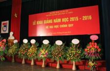 Lễ khai giảng năm học 2015 - 2016 hệ đại học chính quy.