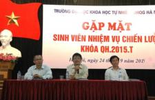 Gặp mặt sinh viên nhiệm vụ chiến lược khóa QH.2015.T