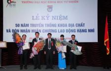 Khoa Địa chất kỷ niệm 50 năm truyền thống và đón nhận Huân chương Lao động hạng Nhì