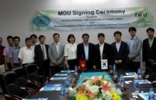 Hợp tác nghiên cứu khoa học với Trường Đại học Quốc gia Inchoen, Hàn Quốc