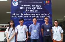Sinh viên Trường ĐHKHTN đạt 02 giải Nhì, 01 giải Ba Khối không chuyên tại Olympic Tin  học Sinh viên Việt Nam