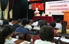 Đối thoại giữa lãnh đạo Nhà trường với sinh viên