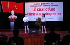 Lễ khai giảng hệ đào tạo sau đại học năm học 2015 - 2016