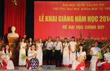Trường Đại học Khoa học Tự nhiên: Khai giảng năm học 2014 – 2015