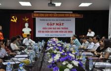 Gặp mặt giữa lãnh đạo Nhà trường với đại diện cựu sinh viên các khóa