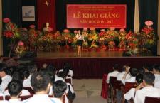 Lễ khai giảng năm học 2016 - 2017 Trường THPT Chuyên Khoa học Tự nhiên