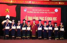 Trao bằng Thạc sĩ Khoa học năm 2017