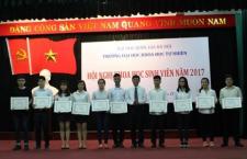 Hội nghị khoa học sinh viên 2017: Nghiên cứu gắn liền với thực tiễn
