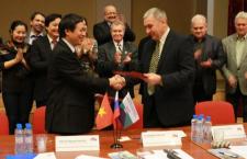 Lễ ký kết hợp tác giữa Trường ĐHKHTN - ĐHQGHN với Trường Đại học Khí tượng Thủy văn Quốc gia Liên bang Nga