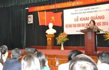 Lễ khai giảng hệ đào tạo sau đại học năm học 2014 - 2015