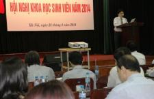 Hội nghị khoa học sinh viên năm 2014
